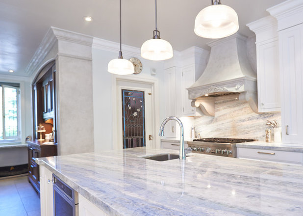 American Traditional Kitchen by Marble View