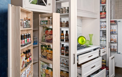 Going Up: Vertical Storage Holds More Kitchen Stuff