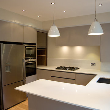 Bespoke grey kitchen