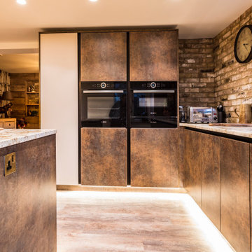 Bespoke Kitchen in Lymington with Copper tones