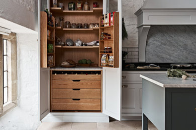 Design ideas for a medium sized traditional kitchen in Oxfordshire.