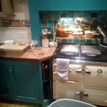 Bespoke kitchen painted