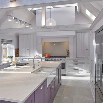 Bespoke Kitchen with Beautiful Beams | Knutsford Barn Conversion