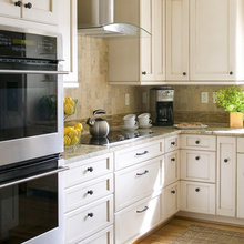Kitchen cabinet color, back splash, counter top etc