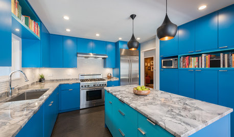 New This Week: 3 Kitchens With Boldly Colored Cabinets