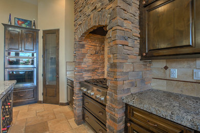 Inspiration for a southwestern kitchen remodel in Albuquerque