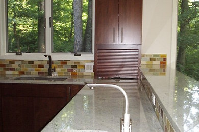 Bianco Romano granite kitchen