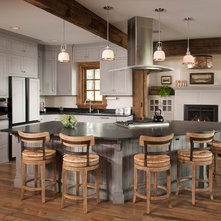 Rustic Kitchen by Altius Design Group