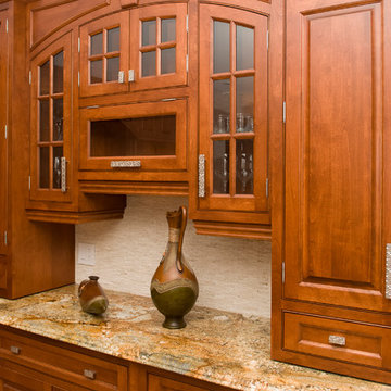 Big wooden kitchen