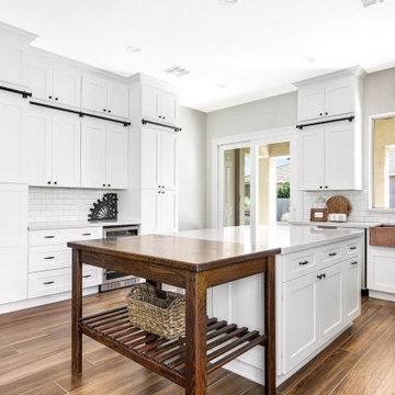 Bigelow Built Kitchen with White Shaker