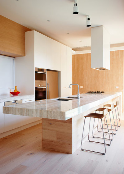 Modern Kitchen by David Edelman Architects