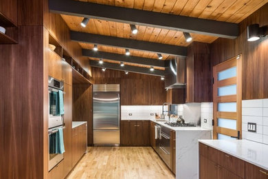 Minimalist kitchen photo in Portland