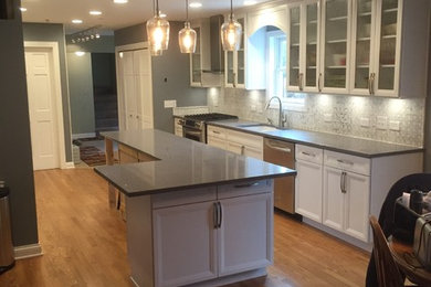 Inspiration for a contemporary kitchen remodel in Chicago