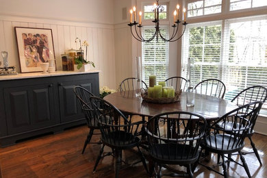 Elegant dining room photo in Detroit