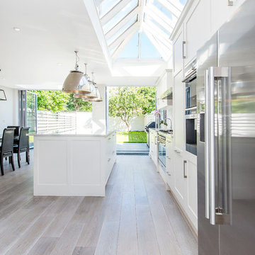 Bishops Park Open Plan, White Kitchen