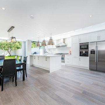 Bishops Park Open Plan, White Kitchen