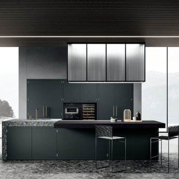 Black & Brass Kitchen