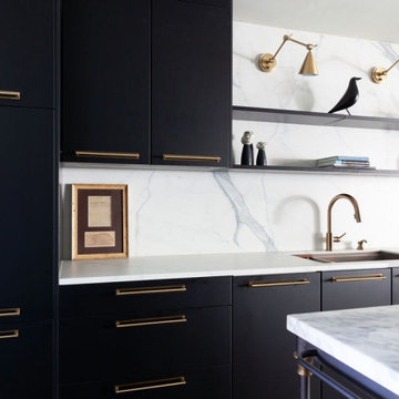 Black and Brass - modern kitchen