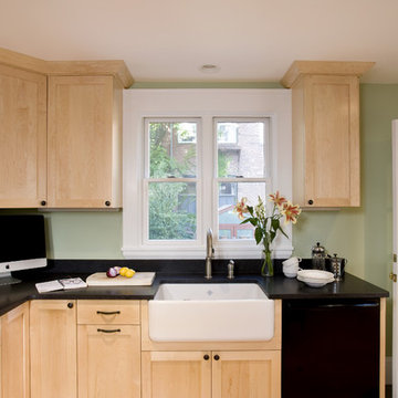 Black & Green Kitchen