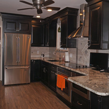 Black and Stainless Kitchen in Feasterville, PA