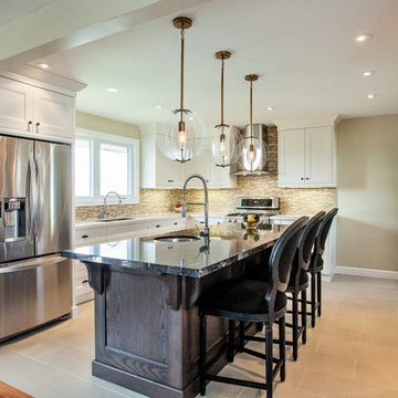 Black and Tan Kitchen