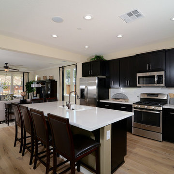 Black and White Kitchen - Cascade Crossing