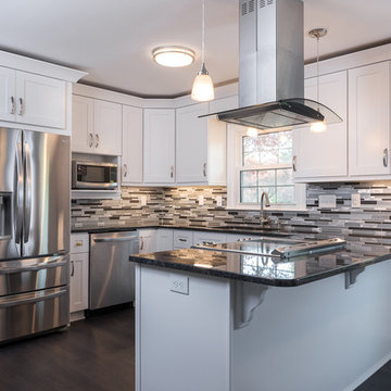 Black and White kitchen