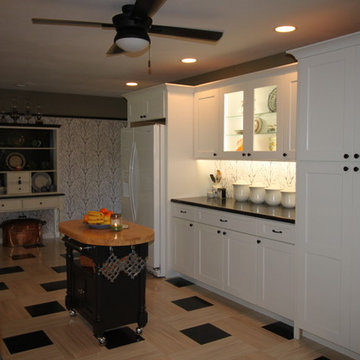 Black & White Kitchen Renovation | Freeport, Illinois
