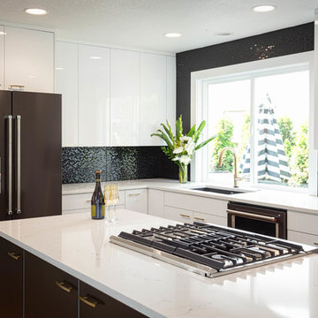 Black and White Kitchen - Vancouver