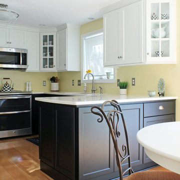 Black & White Painted Kitchen