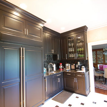 Black Custom Kitchen Cabinets