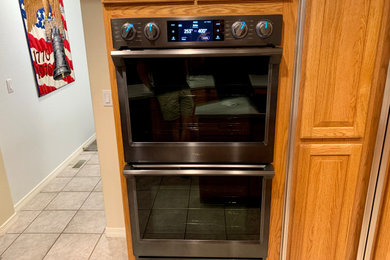 Black Stainless Samsung Double Wall Oven