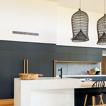 Black with Timber Features
