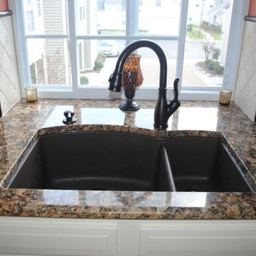 Blanco Silgranite Sink, Oil Rubbed Bronze Finish Faucet