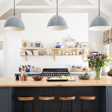 Blissful Blue Kitchen