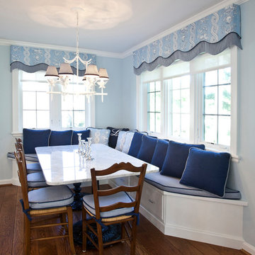 Blue and White Farmhouse Hyde Park Kitchen Remodel