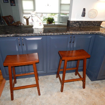 Blue and White Kitchen