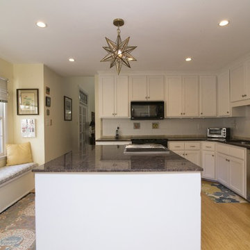 Blue & White Kitchen Makeover