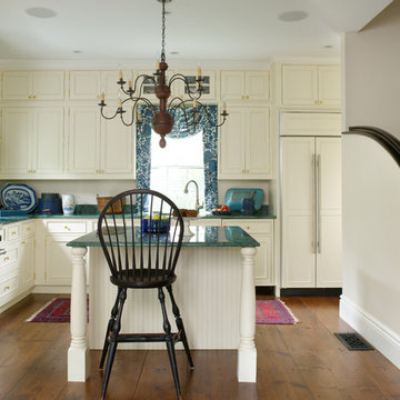 Blue & White Kitchen style & photos by Gridley + Graves