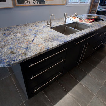 Blue Bahia Granite Kitchen | Marble.com