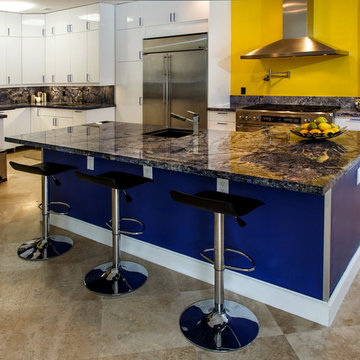 Blue Bahia Granite Kitchen