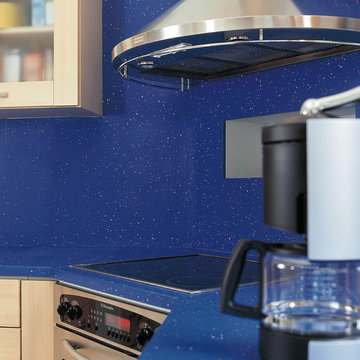 Blue Durat Kitchen Counter