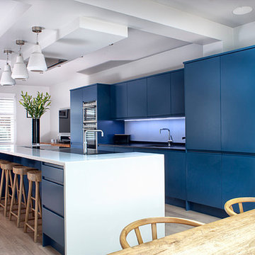 Blue kitchens