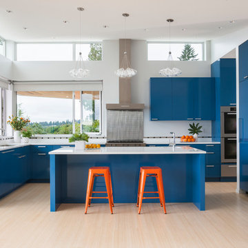 Blue Tower House
