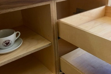 Photo of a contemporary kitchen in Sussex.