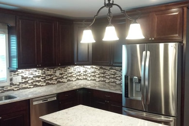 This is an example of a kitchen in Huntington.