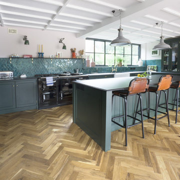 Bold traditional kitchen