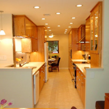 Book-matched Cabinetry Kitchen