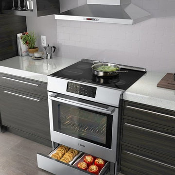 Bosch Hood and Oven with Warming Drawer