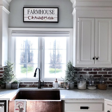 Boston Mill Thin Brick Backsplash